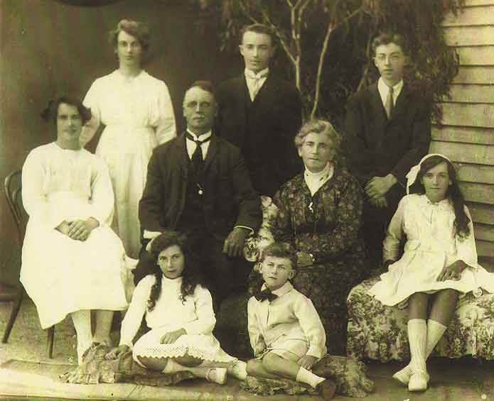 edward francis burns and family