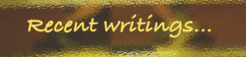 recent writings